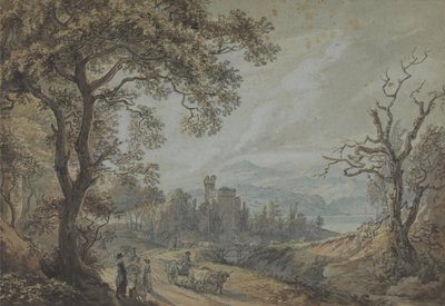 View in Wales by Paul Sandby